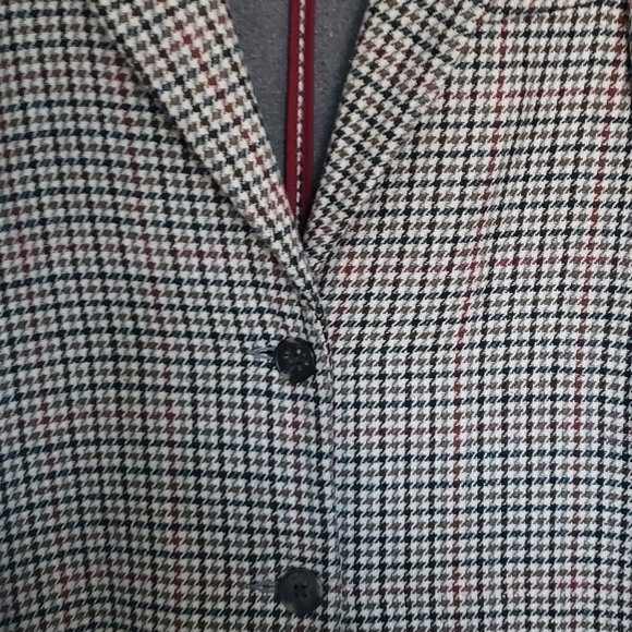 Topshop Oversized Double Breasted Plaid Overcoat in US 6 - Picture 7 of 7